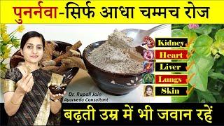 बुढ़ापा दूर भगाने वाली दवा || 5 Amazing Health Benefits of Punarnava ||  पुनर्नवा के अनगिनत फायदे