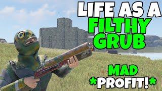 RUST | I Tried Being A Filthy GRUB Player and IT WAS AWESOME !