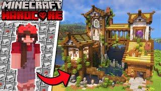 I built an AESTHETIC Iron Farm in Hardcore Minecraft 