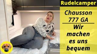 SAUGEMÜTLICH: Chausson 777 GA (2022) - Teilintegrierter mit Face-to-Face-Sitzgruppe - Roomtour - 019