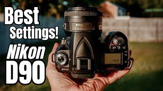 Best Settings For The Nikon D90!!! #nikond90