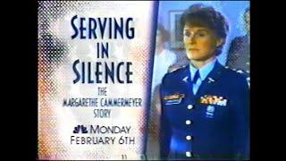 1995 NBC Serving in Silence: The Margarethe Cammermeyer Story promo