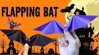 Origami Flapping Bat | How to make a paper Bat for Halloween easy | Ck Art Origami