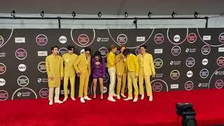 Bts with becky g moment at AMA 2021