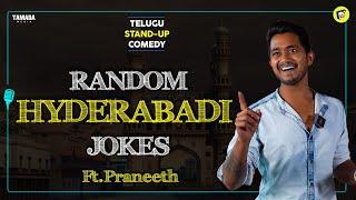 Random Hyderabadi Jokes  Part 1 FT praneeth | Telugu Stand-Up Comedy | MicKiKirkiri |