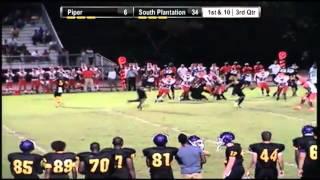 RB #3 Alex Collins Highlights, Piper vs. South Plantation