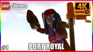 PART 1 | Port Royal | Lego Pirates Of The Caribbean Walkthrough [PC 4K No Commentary]