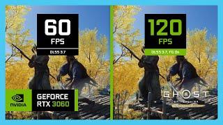 DLSS 3.7 with FRAME GENERATION on RTX 3060 Laptop (Ghost of Tsushima)