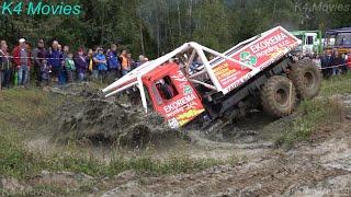 6X6 Off road Truck trial, heavy truck vehicles in action @ Jihlava 2020