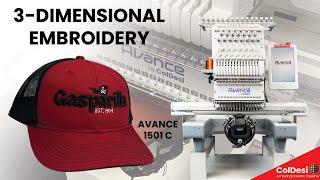 Avance 1501C | Puff Hat Embroidery