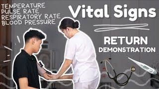 VITAL SIGNS l RETURN DEMONSTRATION (Student Nurse)