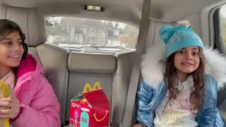 Deema and Sally with Monster in the car stories