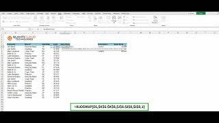 Excel Quick Tip:  Grouping Data with XLOOKUP in Excel