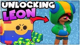 WE GOT LEON!! Gemming Legendary Brawler Leon | Brawl Stars | Mega Box Opening