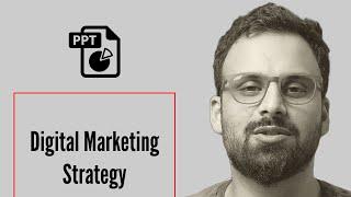 Digital Marketing Strategy for a real client (step by step presentation )