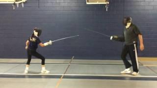 Hannah Nguyen 2017 Épée Fencing Lesson