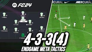 *ENDGAME* Best Meta 433(4) Custom Tactics EA FC 24!