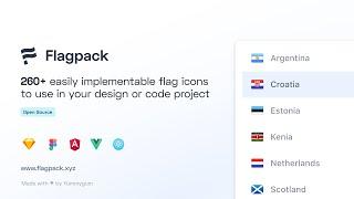 Flagpack — Stunning open source flag icons for your digital product