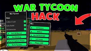 ROBLOX WAR TYCOON SCRIPT HACK GUI: AIMBOT, HITBOX EXPANDER, AUTO FARM & MORE!