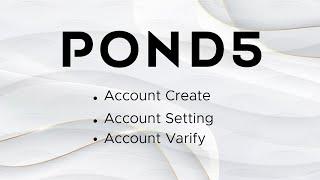 How To create  Account On Pond5 Contributor | How To Make Pond5 Account