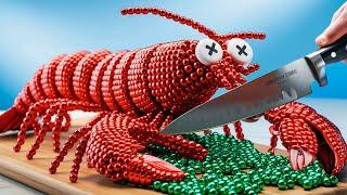 GIANT LOBSTER!  | Magnet Stop Motion Cooking ASMR