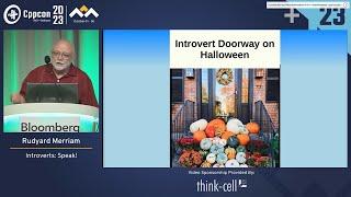 Lightning Talk: Introverts: Speak! - Rudyard Merriam - CppCon 2023