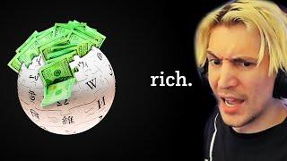 How Wikipedia Got So Rich | xQc Reacts