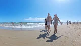 Beach Patacona | VR 360° |3D Virtual Walking Tour | 4 September  2024 | 8K