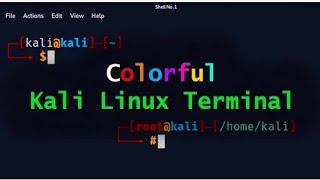 How To Make Terminal Colourful In Kali Linux