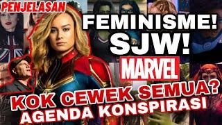 KONSPIRASI FILM MARVEL? AGENDA FEMINISM! KOK CEWEK SEMUA? SJW?Kecewa? Propaganda? M SHE U- INDONESIA