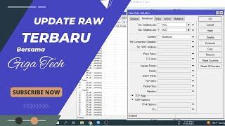 Update RAW Mikrotik Terbaru | Low CPU Load