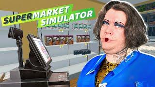  Я ОТКРЫЛ СУПЕРМАРКЕТ (и стал кассиршей) ► Supermarket Simulator #1
