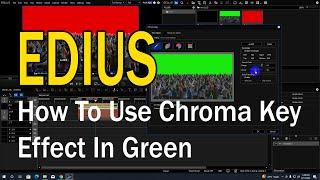 How To Use Chroma Key Effect In | EDIUS Green Screen Tutorial |AS Digital Software