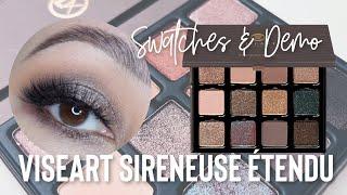 Viseart Sireneuse Etendu Palette | Swatches and Demo