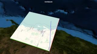 HD OpenGL Open Streep Map Test Over Brisbane