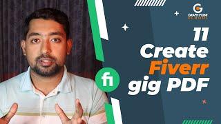 11. Create a Fiverr gig PDF. FIVERR A-Z FREE CRASH COURSE