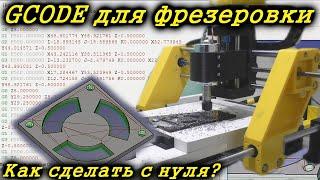 Как сделать управляющую программу G CODE в FreeCad  для фрезерного ЧПУ станка