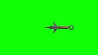 Minato Kunai(Green screen)