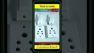 How to make Extension Board at home #diy #howto #youtubeshorts #shorts #homemade