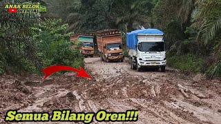 Tanjakan Extreme Bukit Baling Semua Mengatakan Truk Fuso Oren Duluan