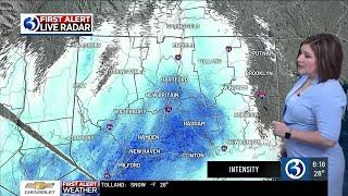 FORECAST: Festive AM flakes & A First Alert Weather Day for bitter cold