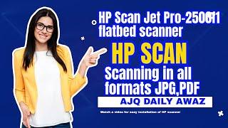 HP Scan Jet Pro-2500f1 flatbed scanner lComplete installation 2024 l Scanning in all formats JPG,PDF