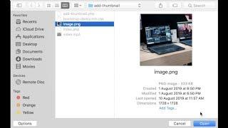 Add thumbnail to video - PHP & FFmpeg