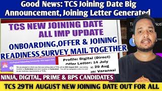 TCS JOINING & ONBOARDING FULL UPDATE  | OFFER LETTER | JOINING LETTER GENERATED | ALL PROFILE,OL,JL