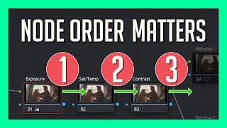 Node Order in Color - Resolve 17 Basics