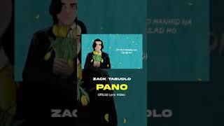 Pano - Zack Tabudlo | New Single Release!