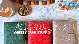 NOV WEEK 2 CASH STUFF | SINKING FUNDS & SAVINGS CHALLENGES | UK WEEKLY