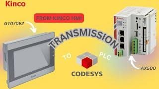 Step to Step Guide: Transmission from Kinco HMI to CODESYS PLC