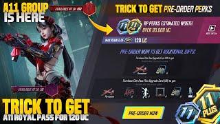  A11 Royal Pass For 120 UC | Cheap Royal Pass Trick & UC | Release Date A10 Purchase Group |PUBGM