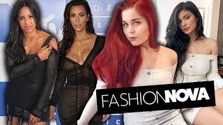 Trying On Kardashian Outfits from Fashion Nova